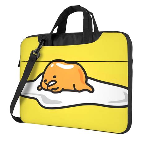 Gudetama Laptop Bag Laptop Case Computer Notebook Briefcase Messenger Bag With Adjustable ...