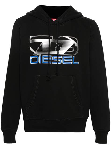 Diesel Hoodie S Ginn Hood K40 Negro Farfetch Mx