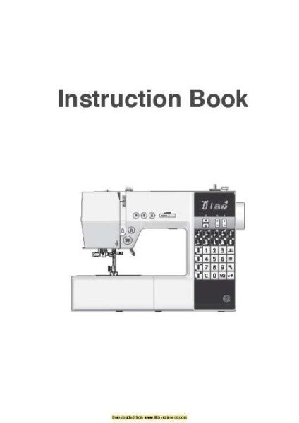 Necchi EX100 Sewing Machine Instruction Manual