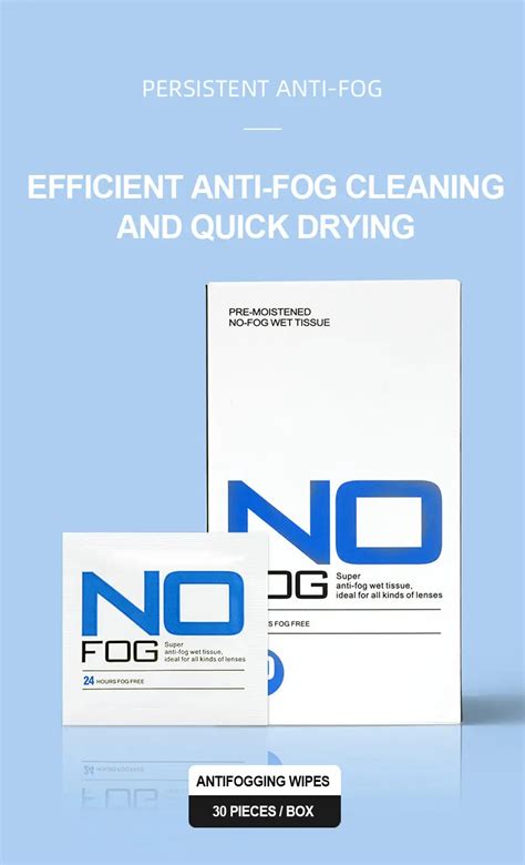 Anti Fog Wet Tissue Wipes For Glasses Ido Lk