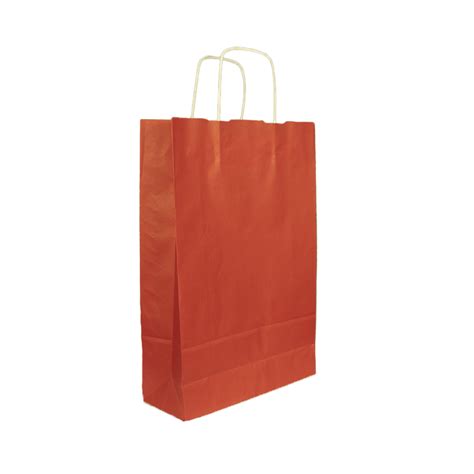 Sac Kraft Bouteilles Poign Es Torsad Es Cepage Rouge