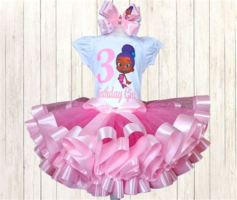 Bubble Guppies Zooli Birthday Tutu Outfit Personalized Party - Etsy