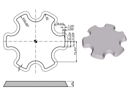 Solved Write Cnc Code For Given Profile In The Shape Of A Chegg