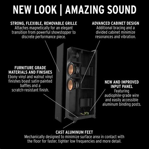 Klipsch Reference Premiere Rp F Ii Floorstanding Speakers Rapallo