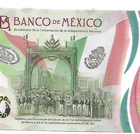 Mexico Pesos Unc Polymer Currency Note Kb Coins Currencies