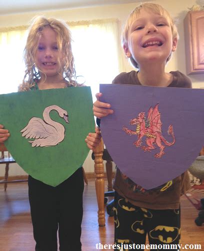 Coat Of Arms Craft Theres Just One Mommy