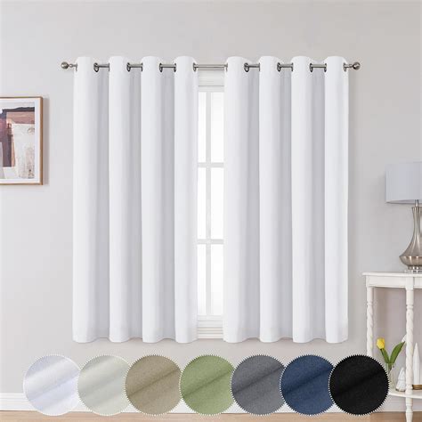 Amazon OWENIE Maya Small Blackout Curtains Set Of 2 Thermal