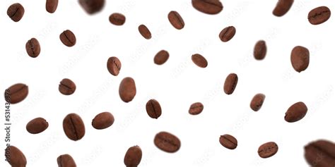 coffee beans isolated on transparent background. Stock Illustration | Adobe Stock