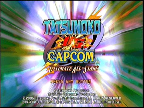 Buy Tatsunoko Vs Capcom Ultimate All Stars For Wii Retroplace