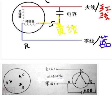 压缩机接线图 压缩机改气泵接线图片 0v压缩机电容接线图 第6页 大山谷图库