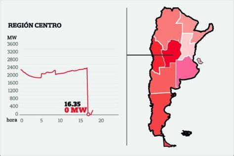 Apagón Masivo El Mapa De Los Cortes De Luz Por Las Fallas En El Sistema Interconectado