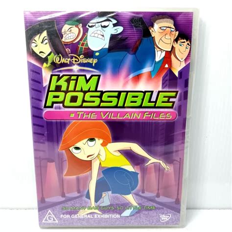 DISNEY S KIM POSSIBLE The Villain Files DVD PAL Region 4 BRAND NEW