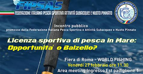 Licenza Di Pesca In Mare Dibattito Al World Fishing Apnea Magazine