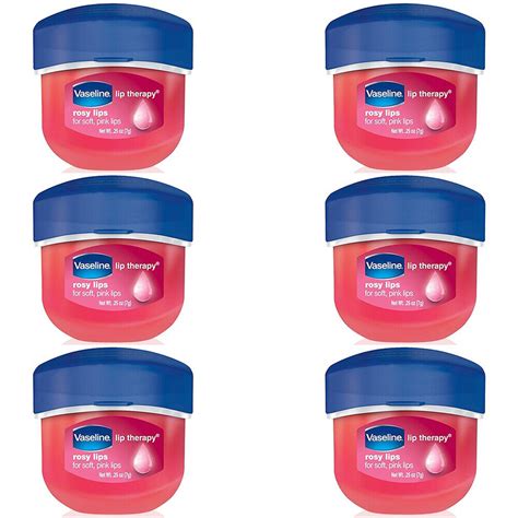 Vaseline Lip Therapy Tinted Lip Balm Mini Ounce Pack Of 8