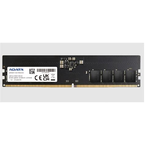 Memoria RAM ADATA AD5U480016G-S , 16 GB, DDR5, 4800MHz, UDIMM ...