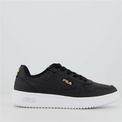 T Nis Fila Acd Classic Feminino Preto E Dourado Futfanatics