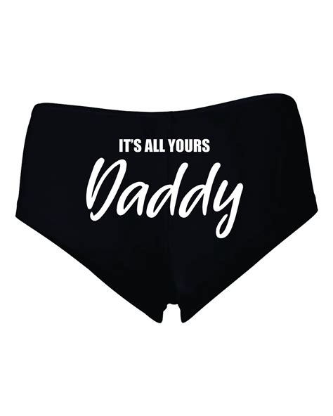 Sexy Panties It S All Yours Daddy Funny Cute Sexy Lingerie Women S Underwear Etsy