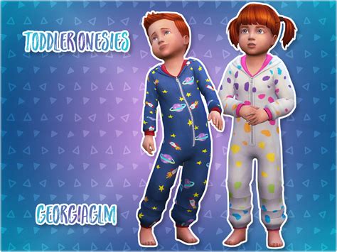 Sims 4 Cc Hotspot — Georgiaglm ⏩ Toddler Onesies ⏪ ⏩ I Converted