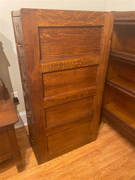 Antique Macey Four Drawer File Cabinet Etsy