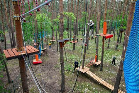 Park linowy Myślęcinek w Bydgoszczy Nowości Dziennik Toruński