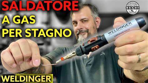 Saldatore A Gas Weldinger Con Gas Butano Saldatore Per Stagno In