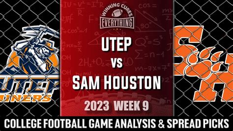 Utep Vs Sam Houston Picks Prediction Against The Spread College