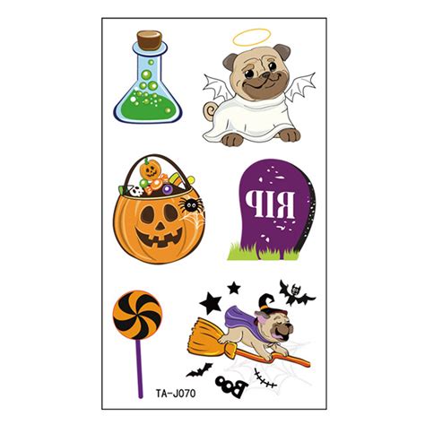 Hevirgo Fun Tattoo Stickers Detachable Waterproof Lovely Sweat Proof