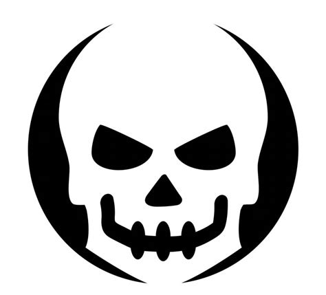 Skull Pumpkin Carving Template Stencil Creative Ads And More