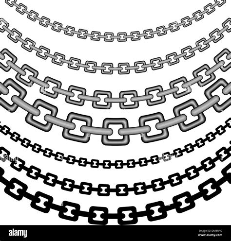 curved chain pattern stock vector image art alamy