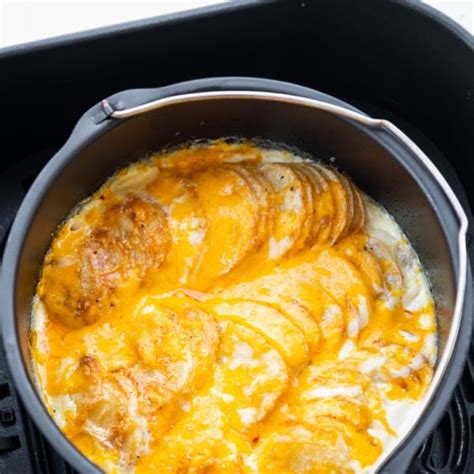 Air Fryer Scalloped Potatoes Recipe Easy Cheesy Air Fryer World