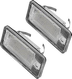 Amazon X AUTOHAUX 2 Pcs LED License Plate Light Car Number Lamp