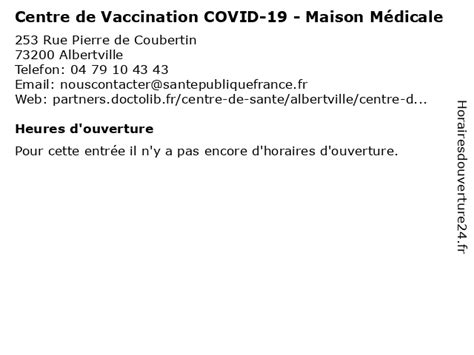 Maison Médicale Albertville Telephone Ventana Blog