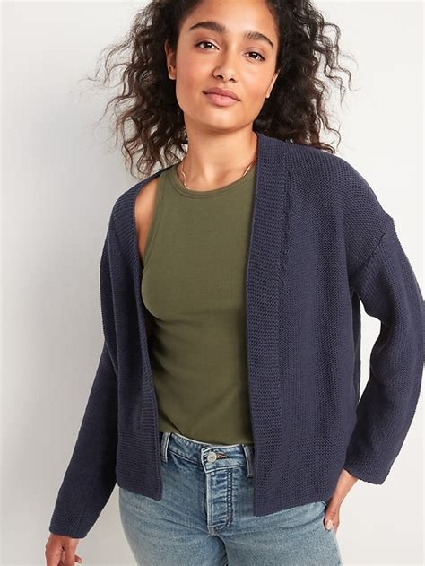 Old Navy Slouchy Open Front Cardigan Sweater For Women