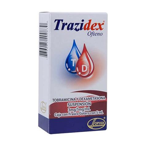 Trazidex Ofteno Suspension 3 Mg 1 Mg Ml Frasco Con 5 Ml Farmacias Klyns