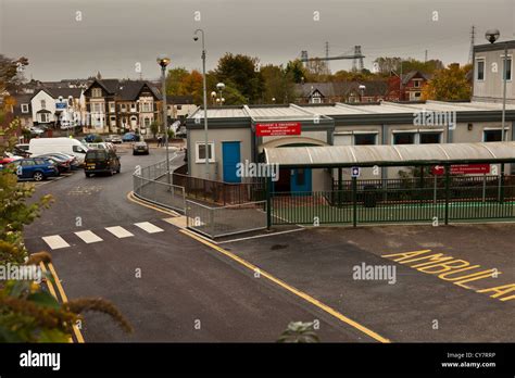 Casualty A & E departments and ambulance at The Royal Gwent Hospital ...