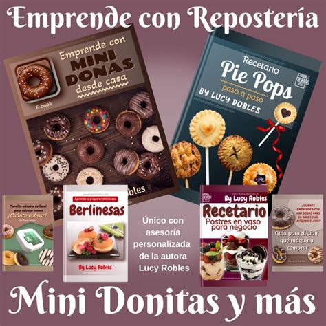 Mini Donas y Repostería para Emprender Postres con alcohol Donas sin