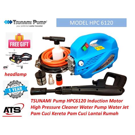 TSUNAMI Pump HPC6120 Induction Motor High Pressure Cleaner Water Pump