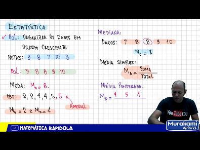 Estat Stica Moda M Dia E Mediana Matem Tica