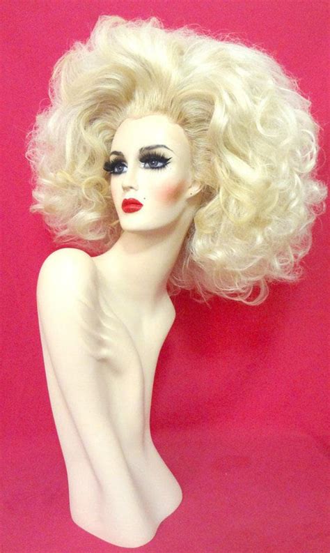 Rupaul Lady Gaga Wig Lace Front Drag Queen Wig Platinum Blonde Etsy