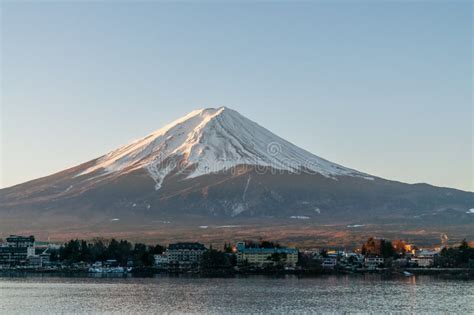 Sunrise over Mount Fuji stock image. Image of peaceful - 169752857