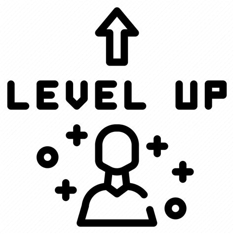 Level Up Game Rpg Character Play Icon Icon Download On Iconfinder