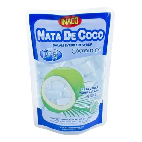 Inaco Nata De Coco Vanila Gr Lazada Indonesia