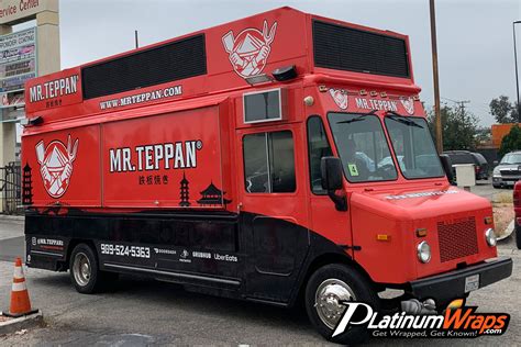 Hibachi Food Truck Wrap Platinum Wraps San Bernardino