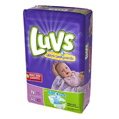 Luvs Ultra Leakguards Diapers Size Newborn Jumbo Pack 40 Ea 4