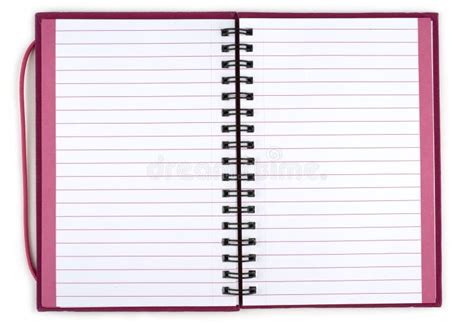 Opened Spiral Notebook Stock Image Image Of Supplies 1737401