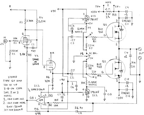 Hybrid Vacuum Tubesolid State Audio Power Amplifier Edn