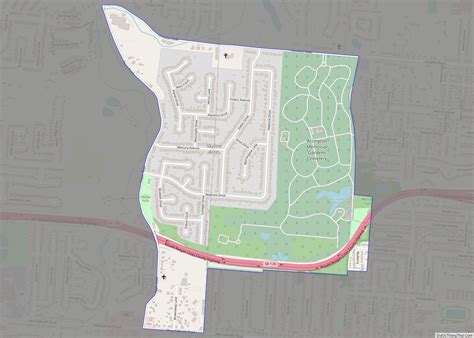 Map Of Skyline Acres Cdp Thong Thai Real