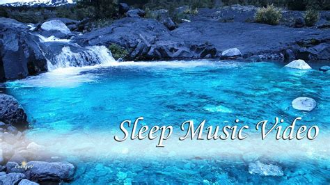 Sleep Music With Dreamy Waterfall At Night Youtube