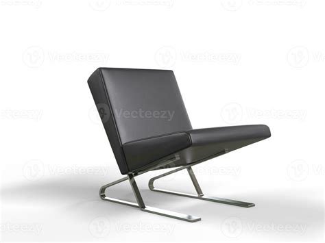 Modern black leather armchair 31200987 Stock Photo at Vecteezy