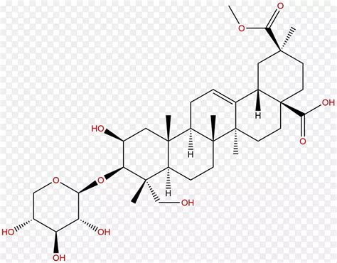 齐墩果酸生物化学化合物三萜皂甙PNG图片素材下载 图片编号5718014 PNG素材网